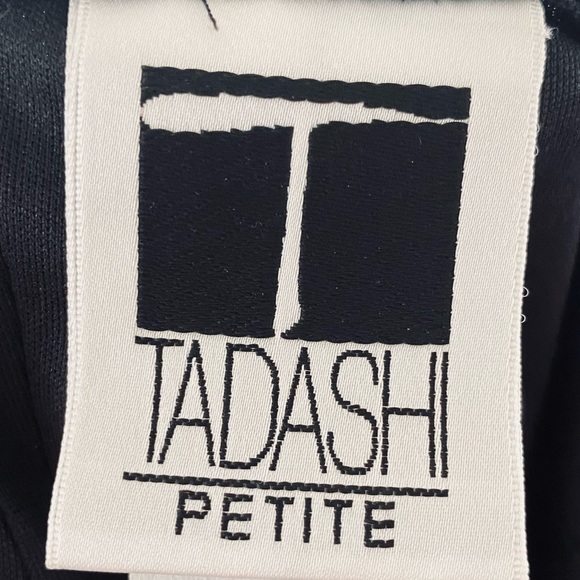 Tadashi Shoji Vintage Black‎ Mesh Overlay Maxi Flowy Skirt Size 10 - Picture 6 of 7